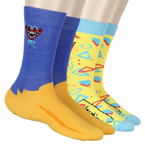 Poppy Playtime Co. Horror Game 2-Pack Adult Crew Socks OSFM
