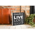 thumbnail image 3 of Grandma Love Spoil Slate Grey Heart 10 x 10 Wood Tabletop Sign Plaque, 3 of 4