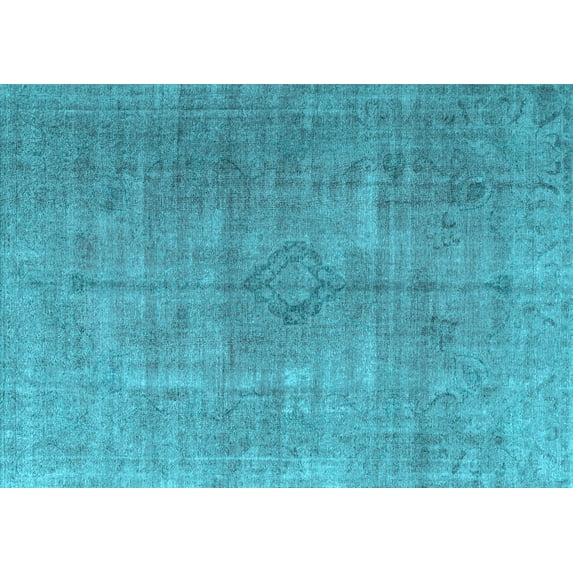 Ahgly Company Indoor Rectangle Persian Light Blue Traditional Area Rugs, 2' x 4'