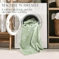 thumbnail image 6 of Green Rug Washable Small Entryway Rug Boho Bathroom Rugs for Bedroom Non Slip Throw Carpet Sage Green Entry Area Rug for Front Door Laundry Room Soft Floral Indoor Home Decor 2''x3'', 6 of 6