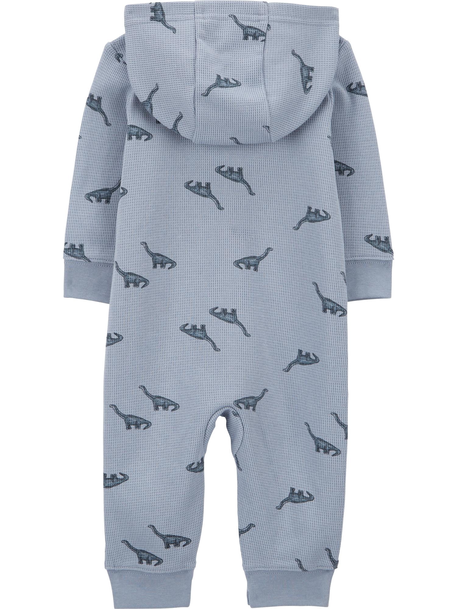 Carter's Child of Mine Baby Boy Hooded Jumpsuit, One-Piece, Sizes 0/3-24 Months
