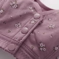 thumbnail image 3 of ALLLIST Bras Women Front Closure Wireless Nursing Bras Push up Purple Floral Breathable Ladies Bras S-3xl, 3 of 7
