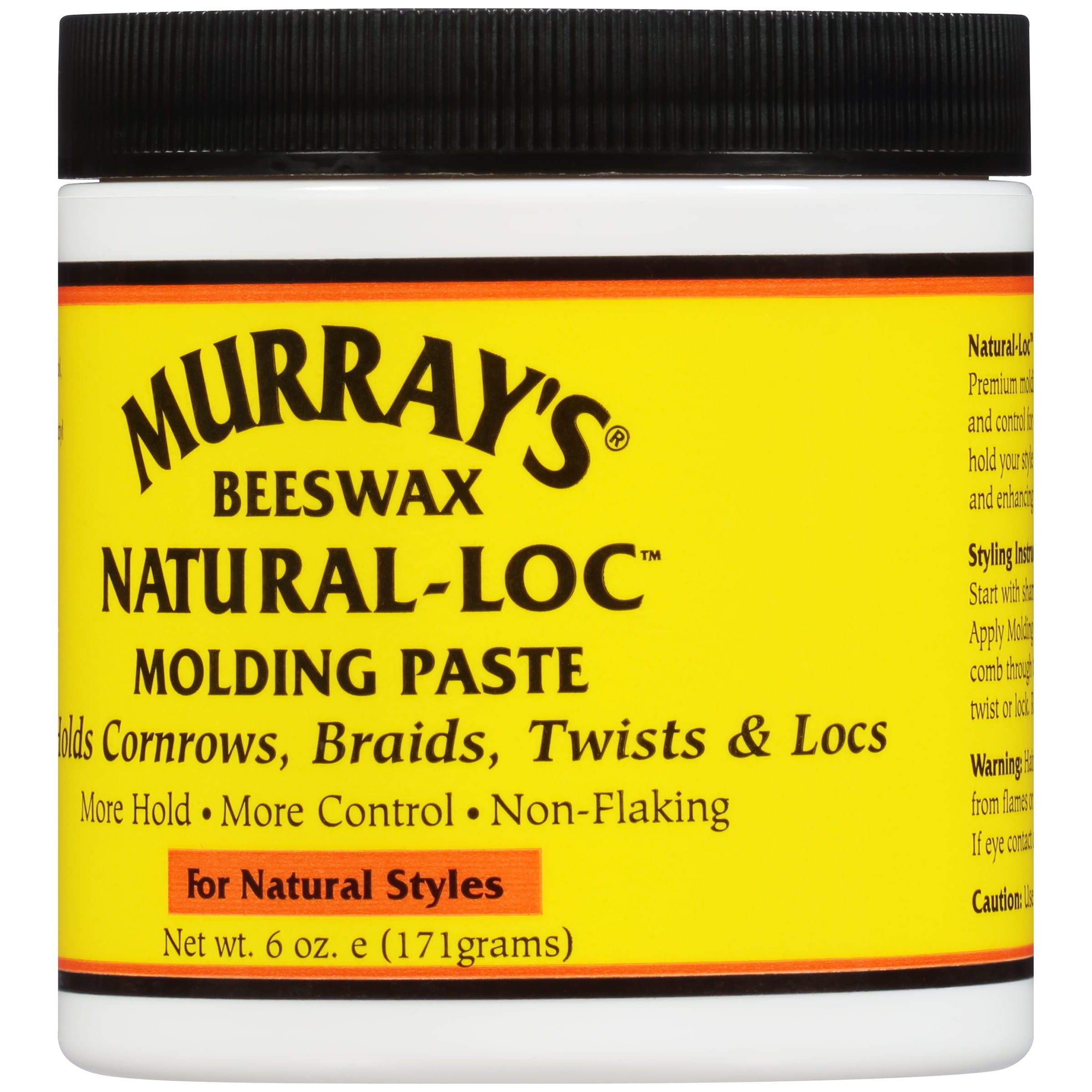 Murray's Beeswax Natural-Lock for Natural Styles Molding Paste, 6 oz. -  