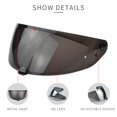 thumbnail image 4 of Tickas Visor Replacement for HJC i70 i10 Motorcycle Wind Lens, 4 of 7