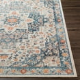 thumbnail image 3 of Livabliss Outdoor Rugs, 5x7 Huntington Beach Traditional Navy Area Rug for Patio, Porch, Deck, Backyard, Waterproof Indoor Outdoor Carpet (5'3" x 7'), 3 of 7