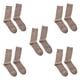 thumbnail image 1 of 5 pares de calcetines de lana para hombre, calcetines gruesos y cálidos, calcetines de lana suave para senderismo, calcetines casuales para hombre, 1 of 5