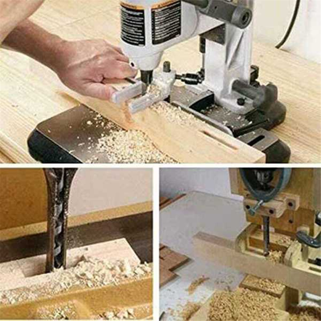 Square Hole Drill Cast Professional Precise Woodworking Tool Drill Bit for Hand Electric Drill