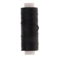 thumbnail image 1 of 1 Rollo de Hilo encerado para Bricolaje Manualidades de Cuero Sunnimix Hilo de poliéster encerado plano Negro, 1 of 8