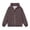 Brown, variant on Women's 2026 Spring Zip Up Y2K Hoodies Long Sleeve Oversized Hoodie 2 Ways Zipper Sweatshirts Jackets with Pockets