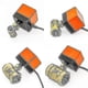 thumbnail image 1 of 1/2" 3/4" 1" 2" Motorized Ball Valve 220v 12v 24v 3-wire 2 Point Control Brass Electric Ball Valve, 1 of 4