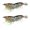 4, variant on 2pcs Squid Jig Artificial Baits with Rings Bead Glow Squid Jig Hook