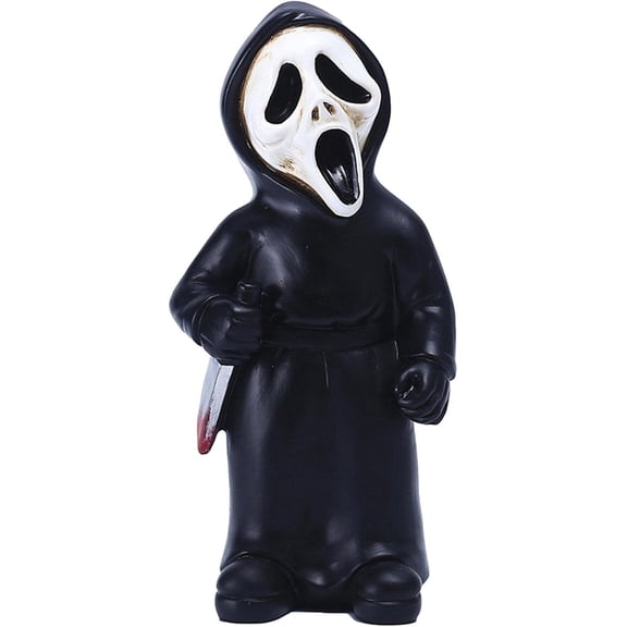 IROOZIGOTO Ghost Face Merch Grim Reaper Vampire Man Ghostface Figure Halloween Figure Horror Action Figures Christmas Ornament, Movie Gifts