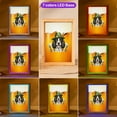 thumbnail image 3 of Best English Springer Spaniel Dad Proud Beer Lover Happy Oktoberfest Acrylic Plaque with Wood Photo Frame Box Springers Dog Lover Gifts Light Box - 02016, 3 of 5
