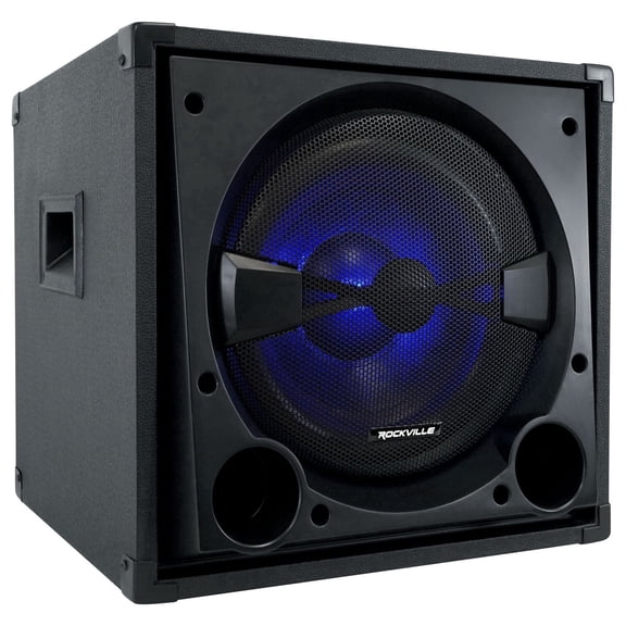 Rockville BASS BLASTER 12 12" 800w Powered Home Audio Subwoofer Theater Sub