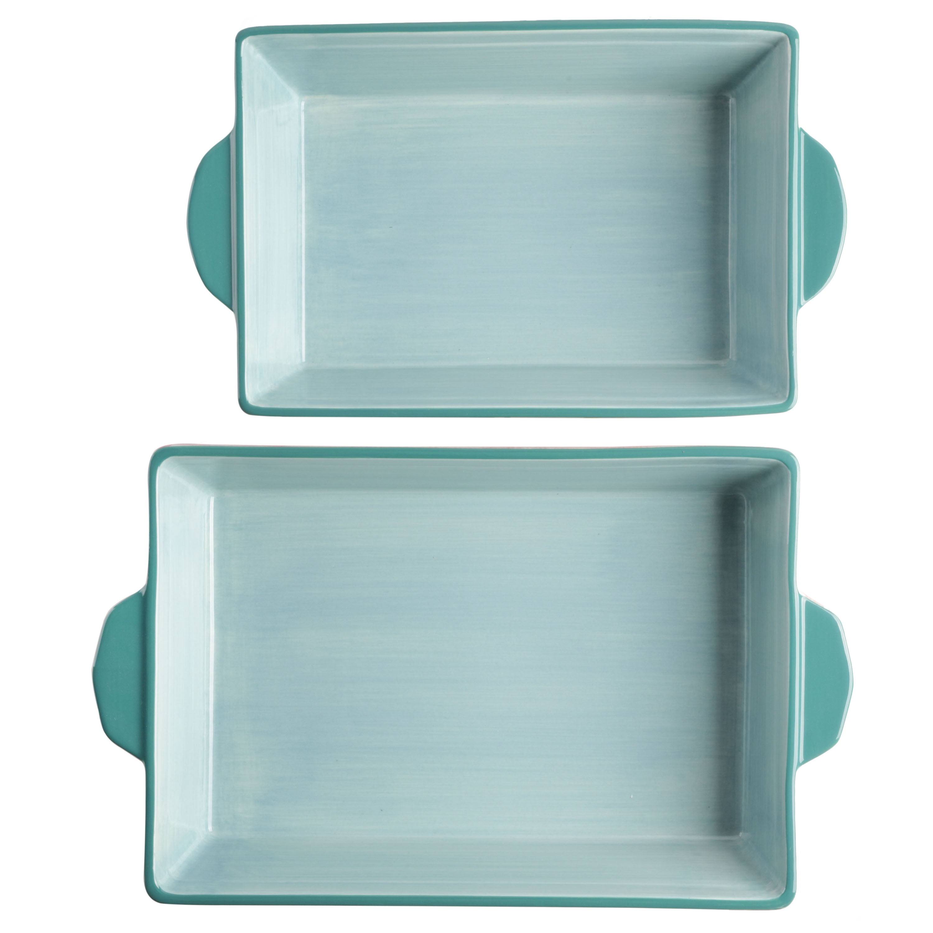 Spice by Tia Mowry - Savory Saffron Green 2PC Stoneware Bakeware Set