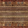 thumbnail image 1 of Ahgly Company Indoor Square Abstract Maroon Red Abstract Area Rugs, 3' Square, 1 of 6