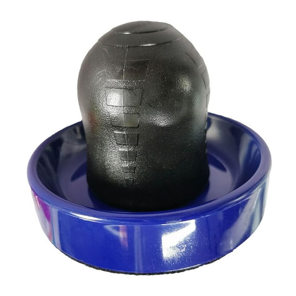 Luwecf Air Hockey Pusher for Adults and Kids Standard Air Hockey Slider Goal Handles Pusher for Entertainment Game Table Blue