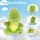 thumbnail image 3 of Toorise - Peluche de dinosaurio para bebé, juguete relajante que funciona a batería, con luz, música y respiración, almohada de dinosaurio para acurrucarse, regalo de viaje para niños, 3 of 8