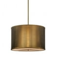thumbnail image 2 of Meyda 148673 36 in. Drum LED Pendant, Antique Copper & Silver Mica, 2 of 5