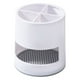 thumbnail image 2 of Portacepillos ventilado con drenaje | Organizador de baño de 4 compartimentos para maquinillas de afeitar y cosméticos | Diseño compacto de plástico en verde o blanco, 2 of 7