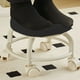 thumbnail image 5 of Taburete con Ruedas Giratorias de 360° | Asiento Ergonómico y Cómodo | Plástico | Negro | 25 X 25 X 22 Cm | 0,78 Kg, 5 of 6