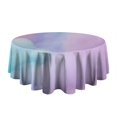 thumbnail image 5 of Dreamy Pastel Sky Round Tablecloth 60"x60",Wrinkle Wipeable Table Cloth for Kitchen Dining Room Picnic Patio Party, 5 of 6
