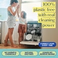 thumbnail image 2 of 100% Plastic-Free Dishwasher Detergent Tablets, Clean Ingredients, Fragrance Free, No Residue, Powerful Enzyme-Based Dishwasher Pods, 60 Count., 2 of 4