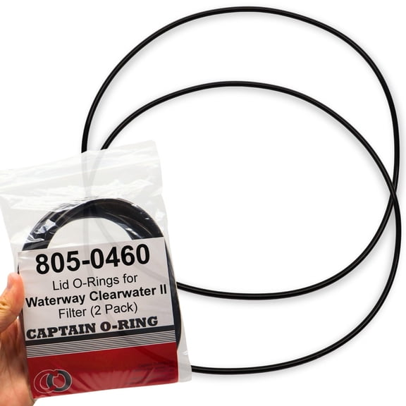 Captain O-Ring Replacement 805-0460 O-Rings for Waterway Clearwater II Pool Filter Lid 2 Pack