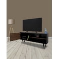 thumbnail image 1 of Mueble Mesa para TV DECOMOBIL Moderno Negro Mate/Nogal Neo, 1 of 4