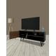 thumbnail image 1 of Mueble Mesa para TV DECOMOBIL Moderno Negro Mate/Nogal Neo, 1 of 4