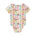 thumbnail image 2 of Rocae Colorful Donuts for Baby Climbing Clothes Soft Baby Romper for Active Infants Comfortable and Breathable Crawling Jumpsuit Unisex Baby Outfit 2 Years, 2 of 8