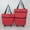 Red, variant on Boreal Craft Accelerateh Bag 2 In 1 Shopping Bag Folding Green Bag Portable Foldable Shopping Cart Trolley Bag With Wheels Airtight Packing Bags for Travel Packing Travel List Compression Packing