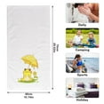 thumbnail image 2 of Ryvnso Cute Frog Hand Towels Set for Bathroom Cotton Face Towel Decorative 15.5x29.5 inch, 2 of 7