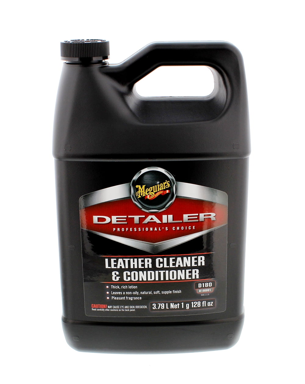 Meguiar's D18001 Detailer Leather Cleaner & Conditioner, 1 Gallon