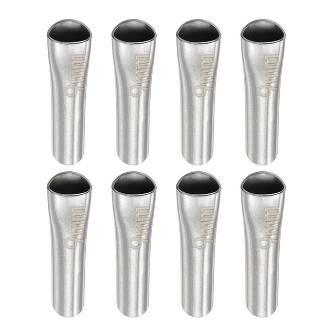Unique Bargains Buses de Calfeutrage 8Pack, Outil de Buse de Calfeutrage Réutilisable en Acier Inoxydable de 9 Mm de Largeur