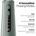 thumbnail image 6 of AquaSonic Elite Rechargeable Water Flosser - 300ml Tank, 4 Tips, Travel Bag, Waterproof (Green), 6 of 6