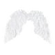 thumbnail image 5 of Disfraz de ángel ligero Sunnimix alas de plumas con correas para los hombros blanco, 5 of 6