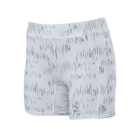 UPC: 0889961161865 | Mizuno Women s Nighthawk Sliding Shorts Size Extra Extra Small White (0000)