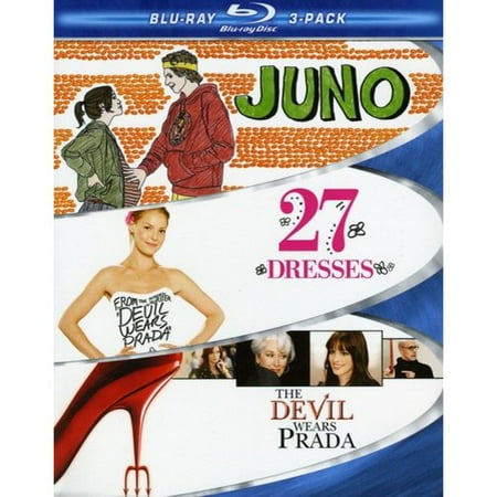 Chick Flick 3 Pack: Juno / 27 Dresses / The Devil Wears Prada (Blu-ray) (Widescreen)