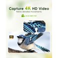 thumbnail image 2 of Comedero para aves Camojojo Hibird 4K HD con IA, WiFi dual para exteriores, 2 of 8