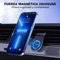 thumbnail image 4 of Soporte de celular 1Hora PJ098 para auto, magnético, aluminio, rotación de 360, negro, 4 of 5