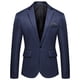 thumbnail image 3 of Traje de hombre entallado de un solo pecho, moda juvenil, informal, para banquete de boda, chaqueta, 3 of 5
