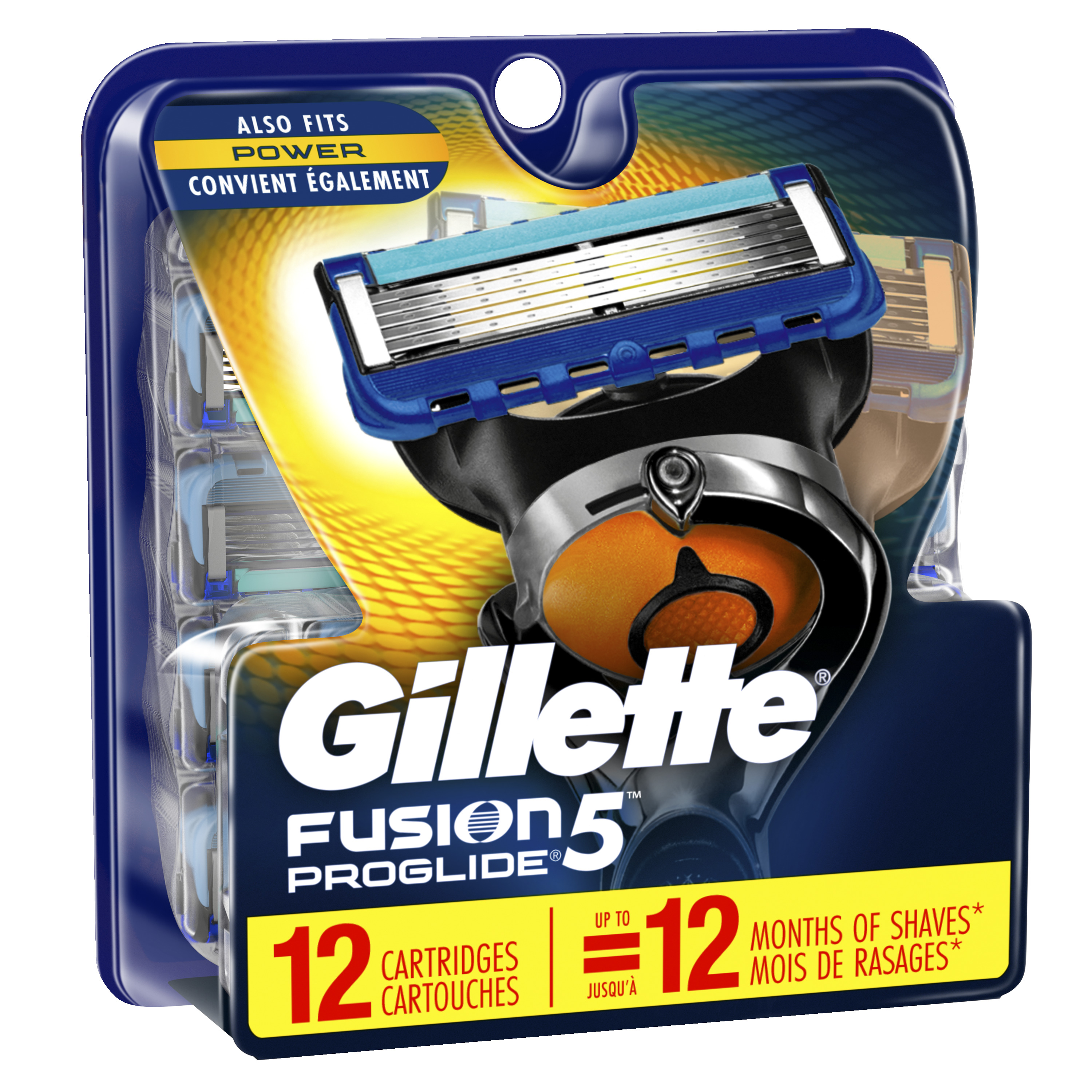 Gillette Fusion5 ProGlide Men's Razor Blades 12 Refills - image 2 of 9