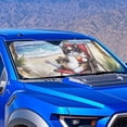 thumbnail image 2 of KUIFORTI Car Windshield Sun Shade Foldable Sunshade Cute Cat Automotive Windshield Sunshades - Reflective Polyester Blocks Heat and Sun - Works with Sedans, SUVs & Trucks!, 2 of 6