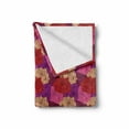 thumbnail image 2 of Roses Soft Flannel Fleece Throw Blanket, Love Romance Themed Continuous Pattern with Colorful Flowers with Dots, Cozy Plush for Indoor and Outdoor Use, 50" x 60", Multicolor, by Ambesonne, 2 of 6