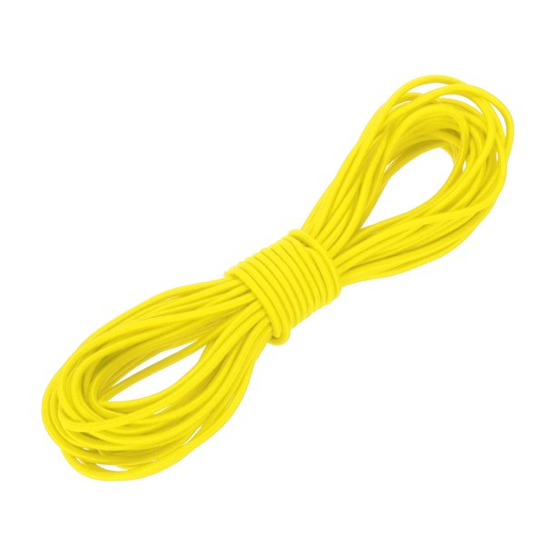 Cuerda elástica Uxcell, cuerda elástica de bungee para kayak, cuerda de estiramiento para camping, bicicleta, sujeción para kayak, color amarillo