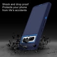 thumbnail image 5 of Designed for Google Pixel 7 Pro Heavy Duty Case, Triple Layer Protection Shockproof Dropproof Dustproof Anti-Scratch Phone Case Cover for Google Pixel 7 Pro,Blue, 5 of 7