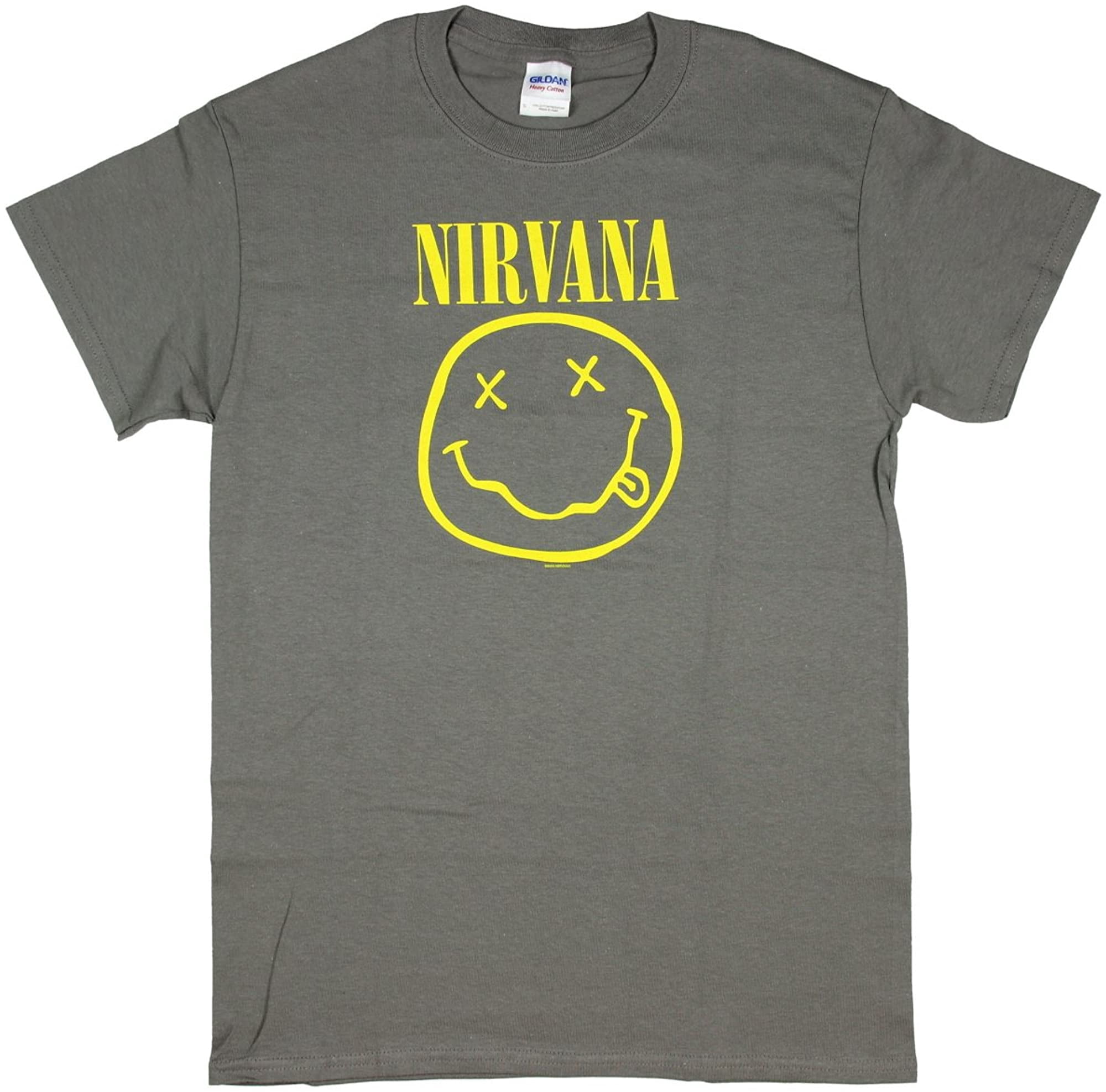 Nirvana Smiley Face Smile T-Shirt 