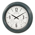 thumbnail image 2 of La Crosse Clock 18.40" Hamilton Indoor/Outdoor Blue Analog Quartz Analog Metal Clock, 433-3838, 2 of 6