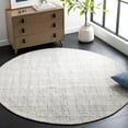 thumbnail image 2 of SAFAVIEH Marbella Ibrahim Striped Area Rug, Light Grey/Beige, 6' x 6' Round, 2 of 11